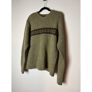 Men's Britches 100% Shetland Wool Vintage Sweater Sz: L EUC